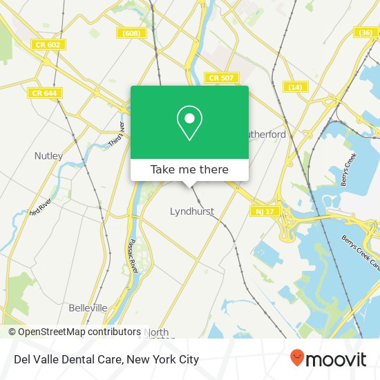 Del Valle Dental Care map