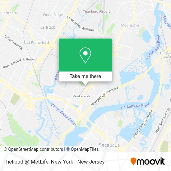 helipad @ MetLife map
