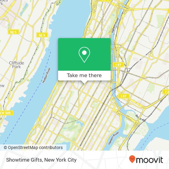 Showtime Gifts map