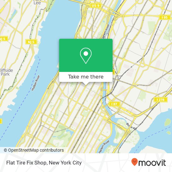 Mapa de Flat Tire Fix Shop