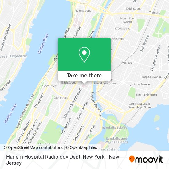 Mapa de Harlem Hospital Radiology Dept