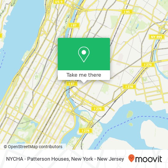 Mapa de NYCHA - Patterson Houses