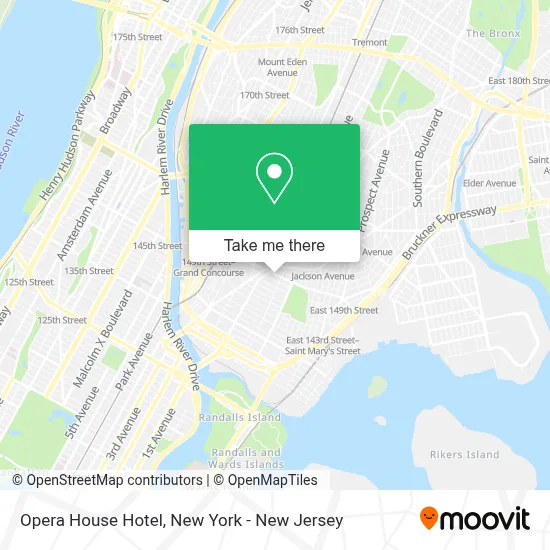 Opera House Hotel map