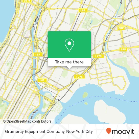 Mapa de Gramercy Equipment Company