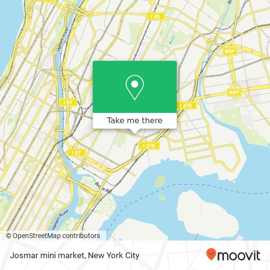 Josmar mini market map