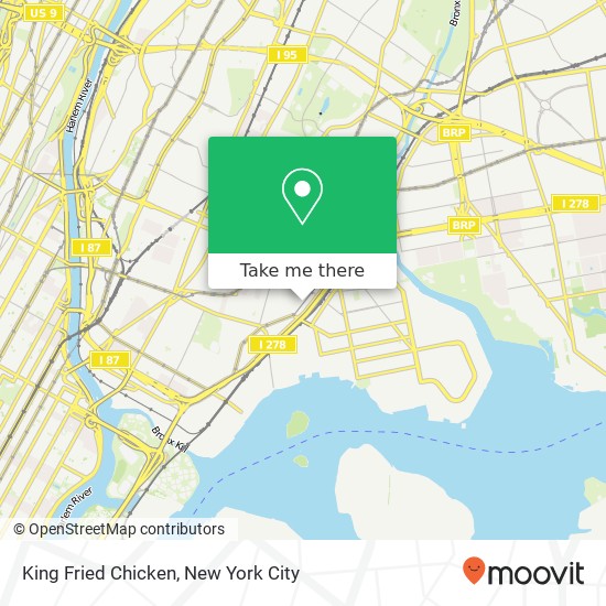 King Fried Chicken map