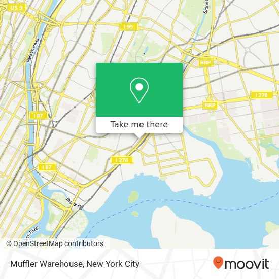 Mapa de Muffler Warehouse