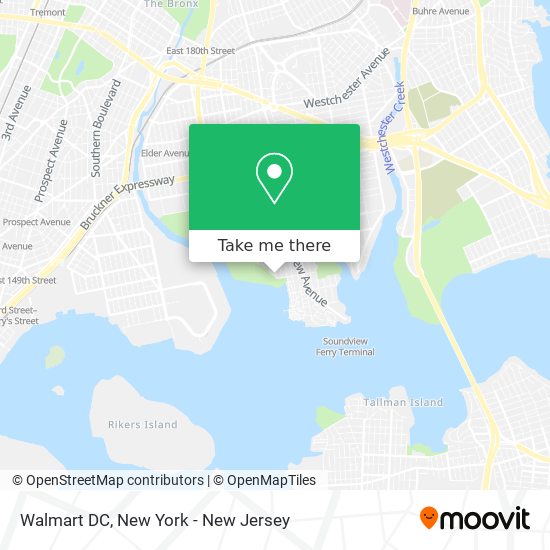 Walmart DC map