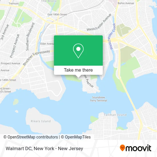 Walmart DC map
