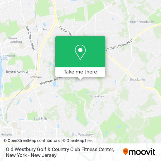 Old Westbury Golf & Country Club Fitness Center map