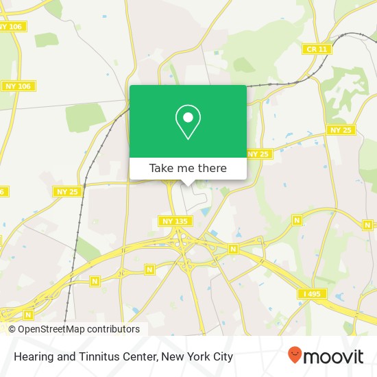 Hearing and Tinnitus Center map