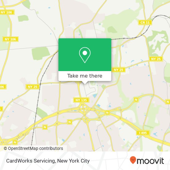 CardWorks Servicing map