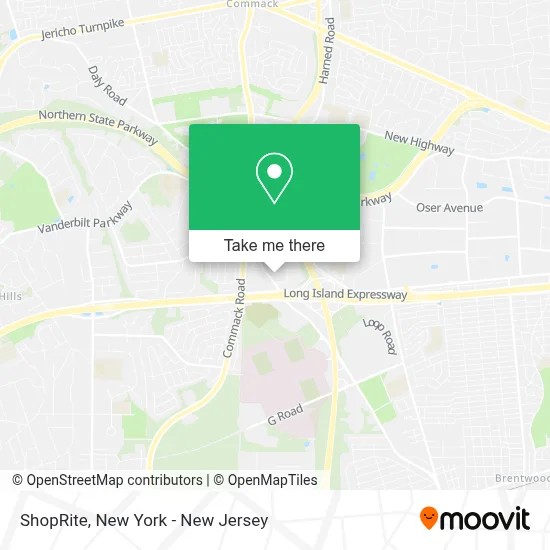 ShopRite map