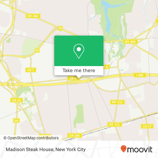 Mapa de Madison Steak House