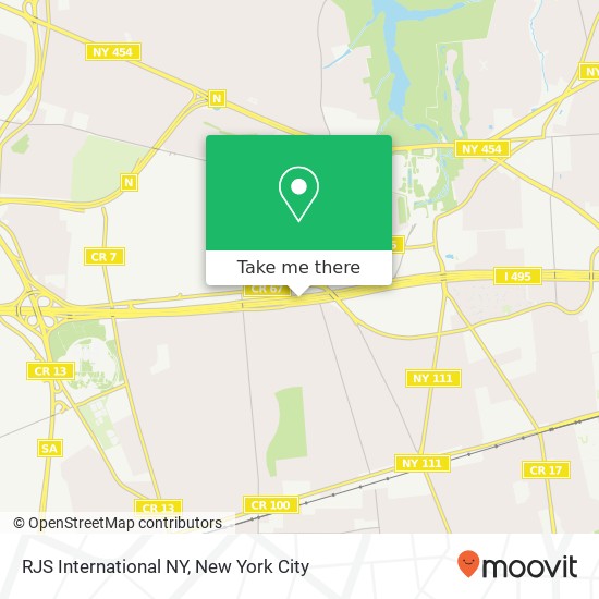 Mapa de RJS International NY