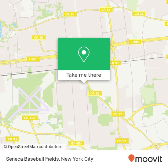 Mapa de Seneca Baseball Fields