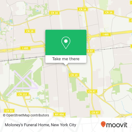 Moloney's Funeral Home map
