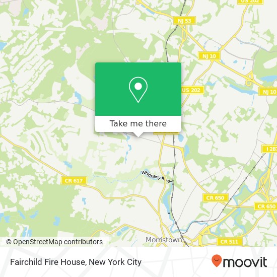 Fairchild Fire House map