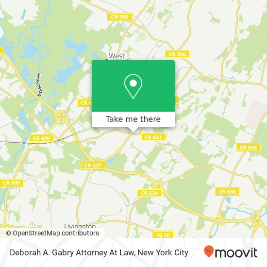Mapa de Deborah A. Gabry Attorney At Law