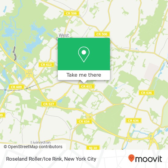 Roseland Roller/Ice Rink map