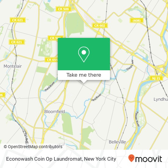 Econowash Coin Op Laundromat map