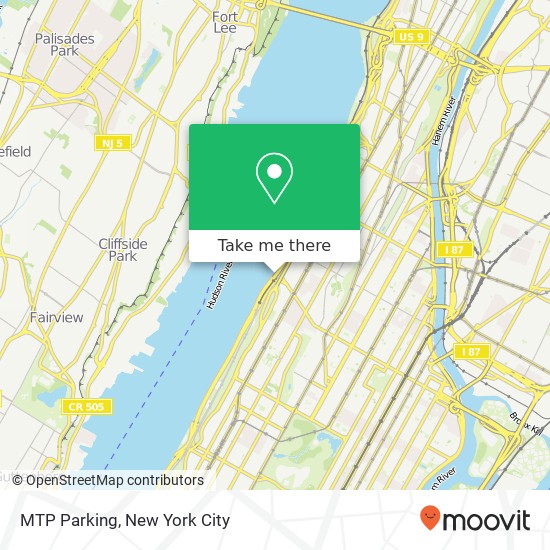 Mapa de MTP Parking