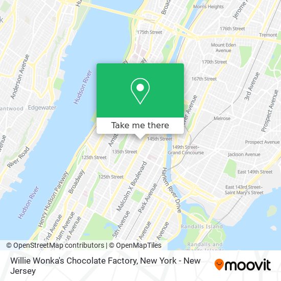 Mapa de Willie Wonka's Chocolate Factory