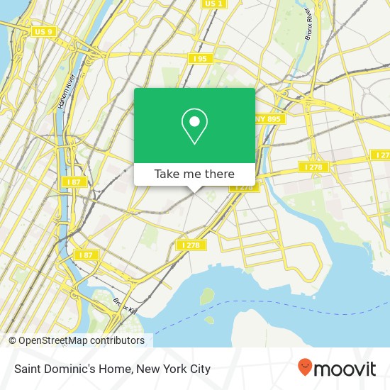 Mapa de Saint Dominic's Home