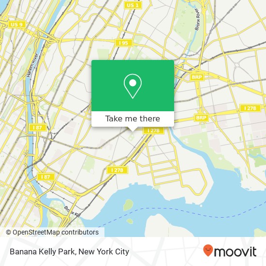 Mapa de Banana Kelly Park