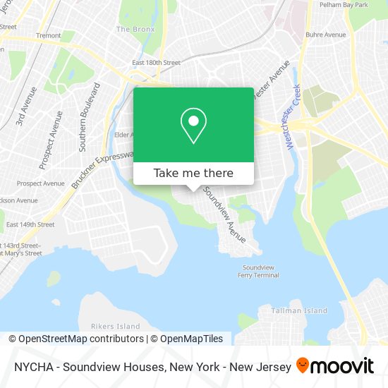 NYCHA - Soundview Houses map