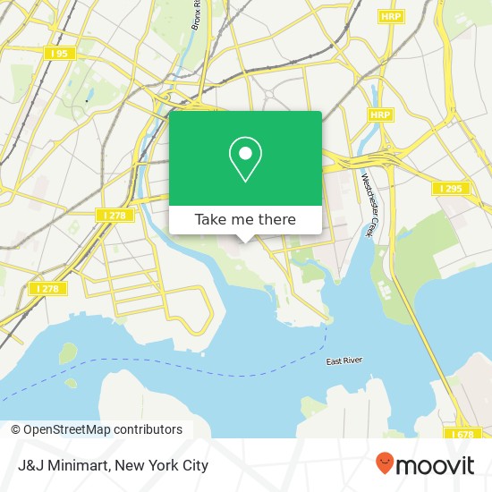 Mapa de J&J Minimart