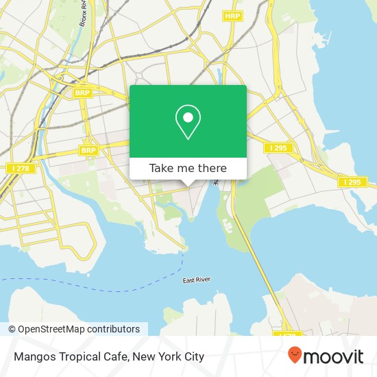 Mapa de Mangos Tropical Cafe