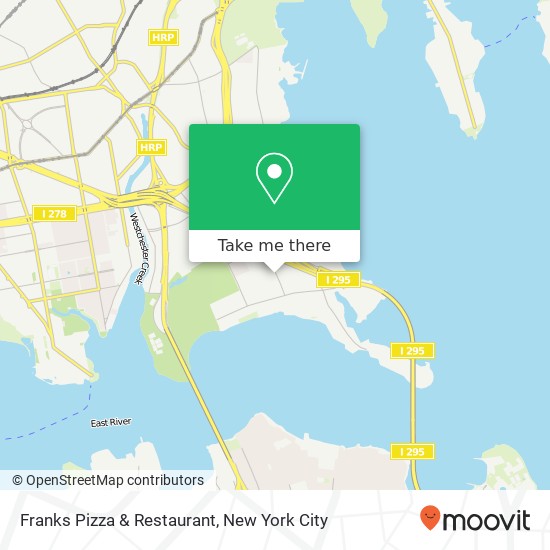 Franks Pizza & Restaurant map