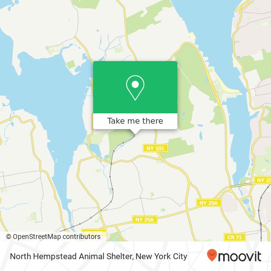 Mapa de North Hempstead Animal Shelter