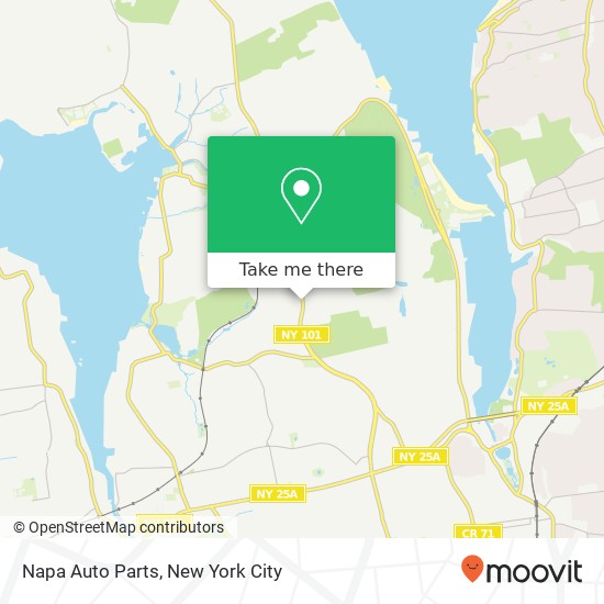 Napa Auto Parts map