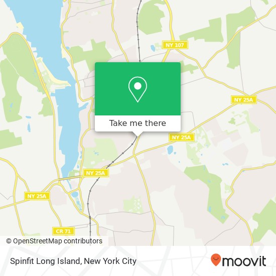 Mapa de Spinfit Long Island