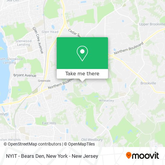 NYIT - Bears Den map