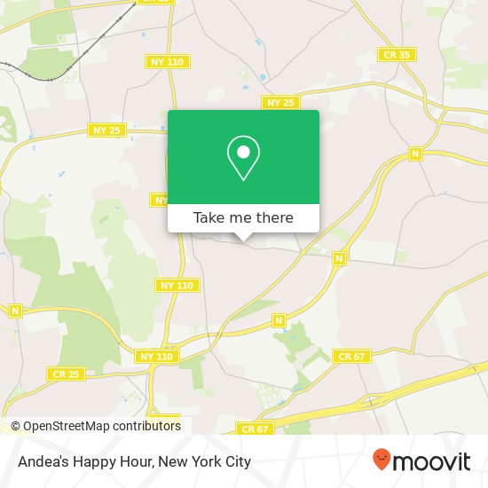Andea's Happy Hour map