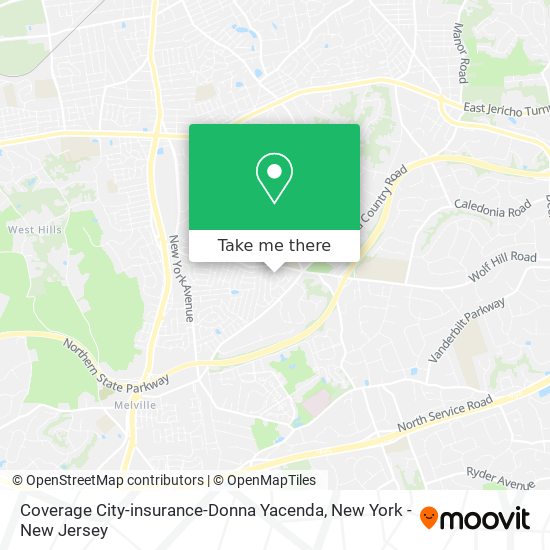 Mapa de Coverage City-insurance-Donna Yacenda