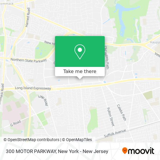 300 MOTOR PARKWAY map