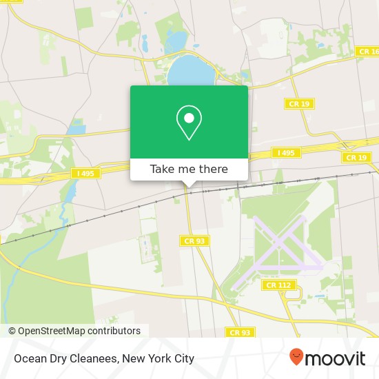 Ocean Dry Cleanees map