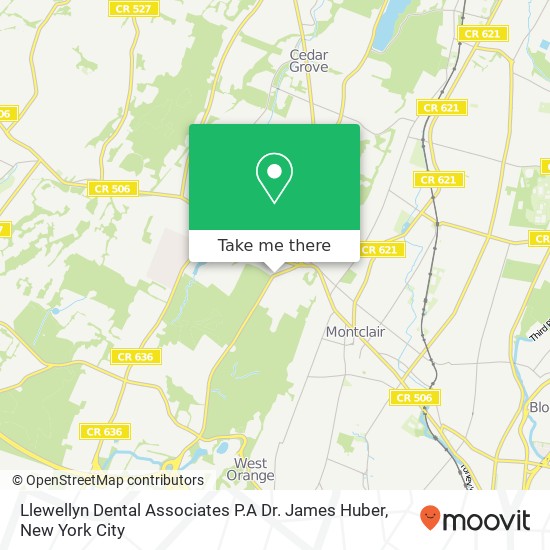 Mapa de Llewellyn Dental Associates P.A Dr. James Huber