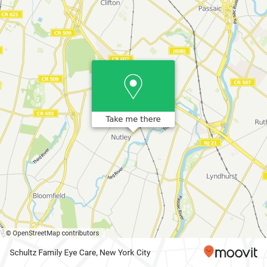 Mapa de Schultz Family Eye Care