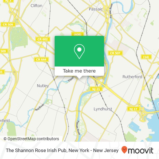The Shannon Rose Irish Pub map