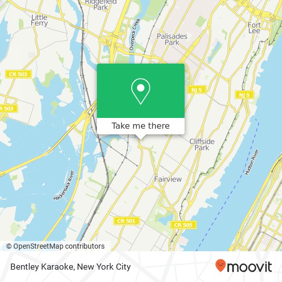 Bentley Karaoke map