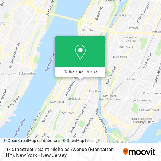 145th Street / Saint Nicholas Avenue (Manhattan, NY) map