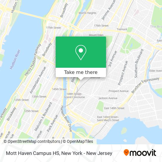 Mapa de Mott Haven Campus HS