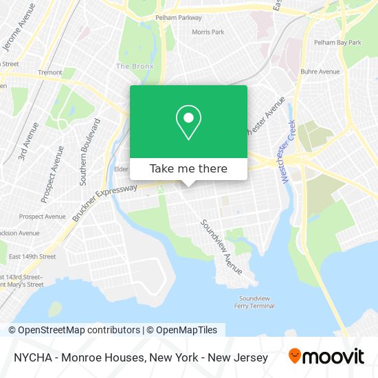 Mapa de NYCHA - Monroe Houses