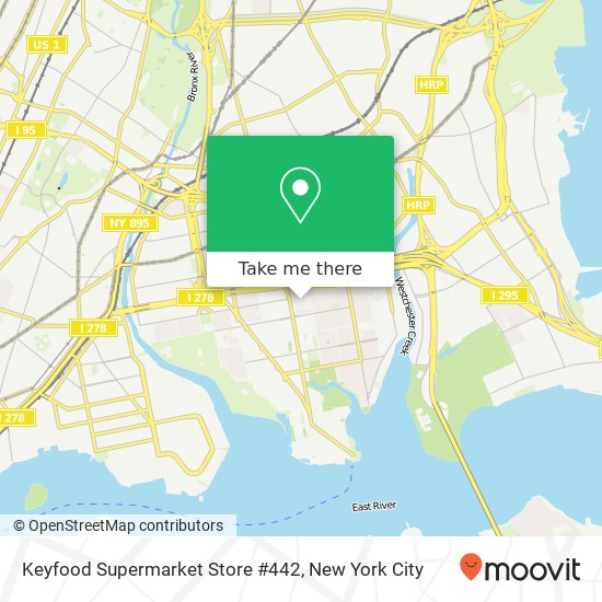 Keyfood Supermarket Store #442 map