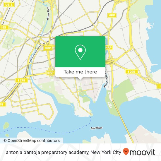 Mapa de antonia pantoja preparatory academy